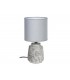 MARBLE CERAMIC TABLE LAMP WITH SHADE  6.3 × 12.60 in