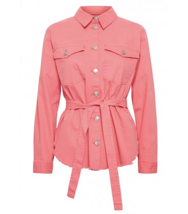 Veste en denim corail FRANSA