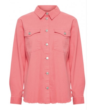 Veste en denim corail FRANSA