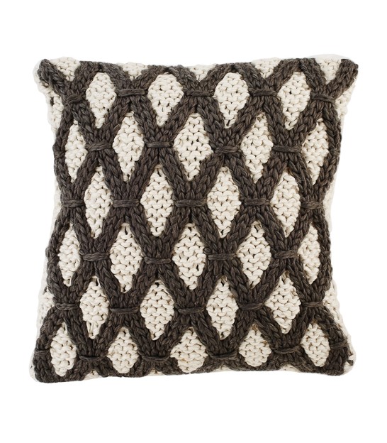 Diamond throw outlet pillow