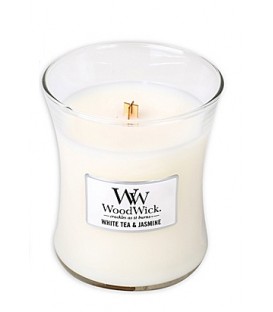 WoodWick Medium Candle WHITE TEA AND JASMINE