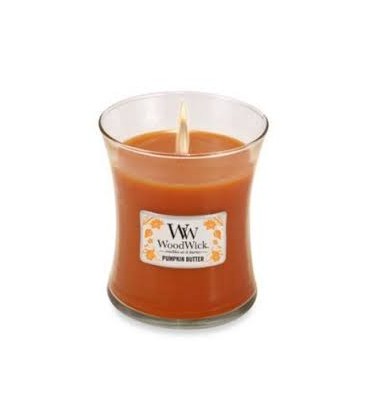 Moyenne chandelle crépitante WoodWick Pumpkin Pecan