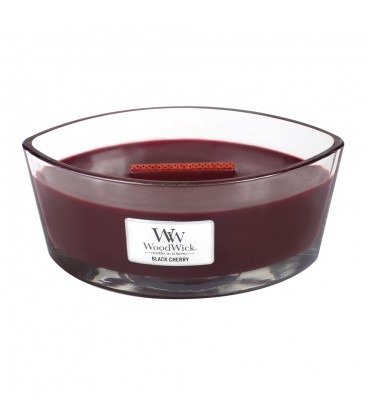 BOUGIE ELLIPSE CRÉPITANTE DE WOODWICK CERISE NOIRE